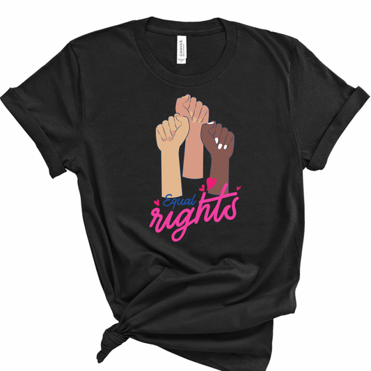 Equal Rights Women Fists/Nails Shirt
